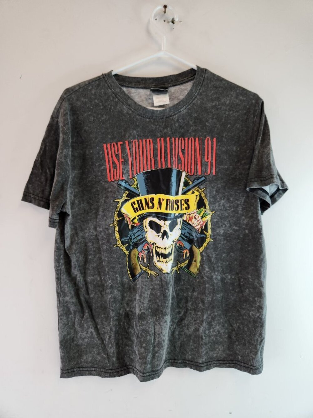 Guns N' Roses Use Your Illusion 91 Tour Stonewash T-Shirt Reproduction Large